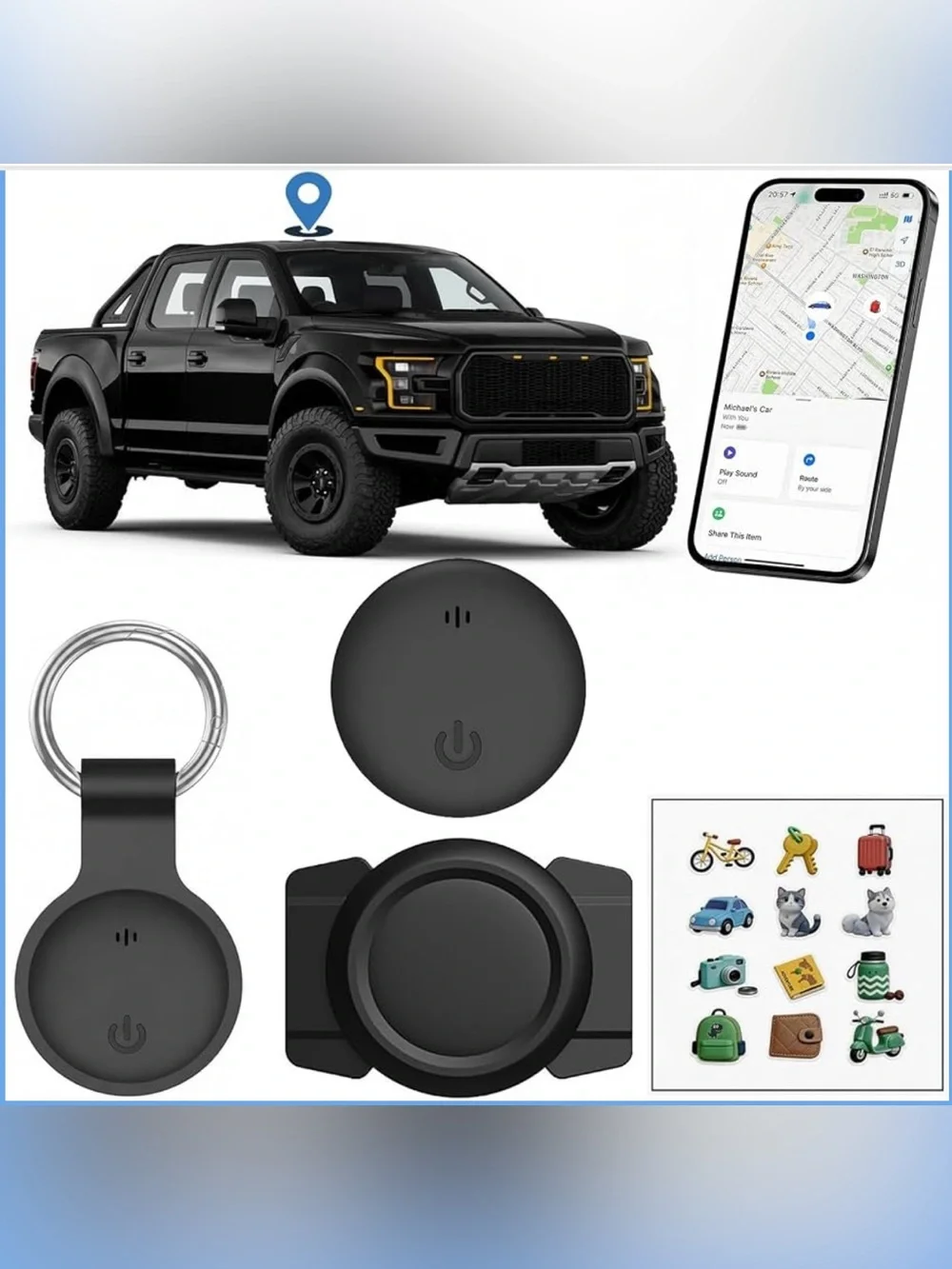 Undetectable GPS Tracker for Vehicles Real-Time Tracking, No Monthly Fee No SIM